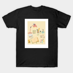 Aesthetic Watercolor Artist Essentials T-Shirt